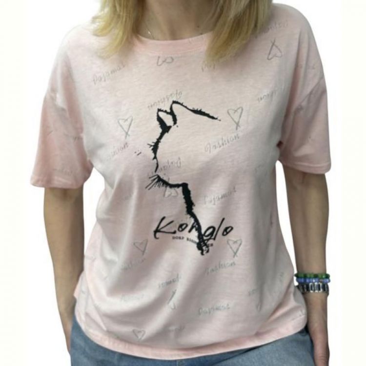 Купить Футболка LeVisha 26115 pink на obuv-plus.com.ua