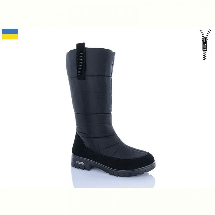 Купить Сапоги Progress 3407 чорний на obuv-plus.com.ua