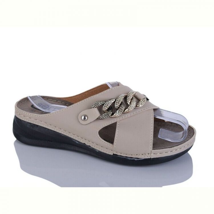 Купить Шлепанцы Demur W26-63001-3 beige на obuv-plus.com.ua