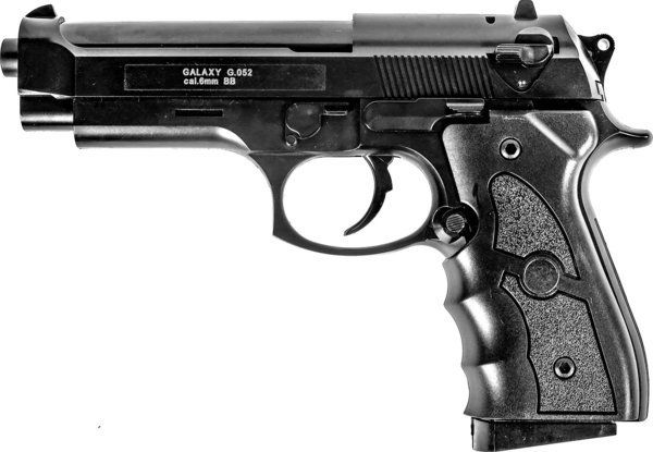 Купить G052B Страйкбольний пістолет Galaxy Beretta 92 пластиковий на obuv-plus.com.ua