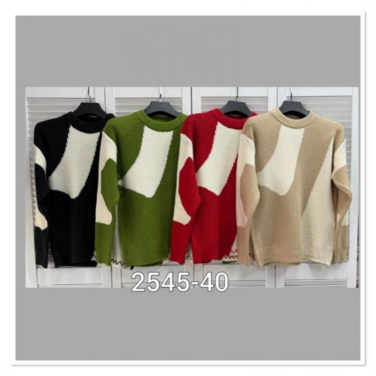 Купить Свитер MMC clothes 2545-40 red на obuv-plus.com.ua