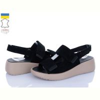 Купить Босоножки A.N.I.One 4077-25K чорний замш на obuv-plus.com.ua