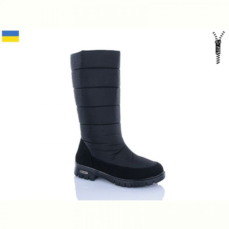 Купить Сапоги Progress 3408 чорний на obuv-plus.com.ua