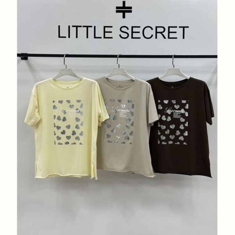 Купить Футболка Little Secret 500514 yellow на obuv-plus.com.ua