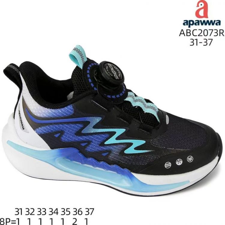 Купить Кроссовки Apawwa AMC-ABC2073R black на obuv-plus.com.ua