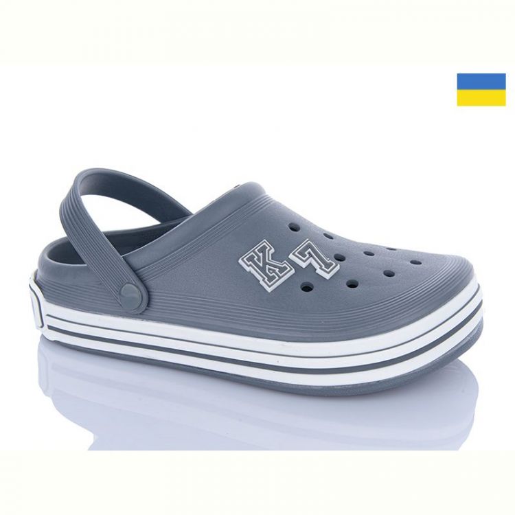 Купить Кроксы Dago 601 сірий на obuv-plus.com.ua