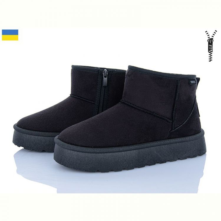 Купить Угги Lvovbaza Progress 5501 чорний на obuv-plus.com.ua
